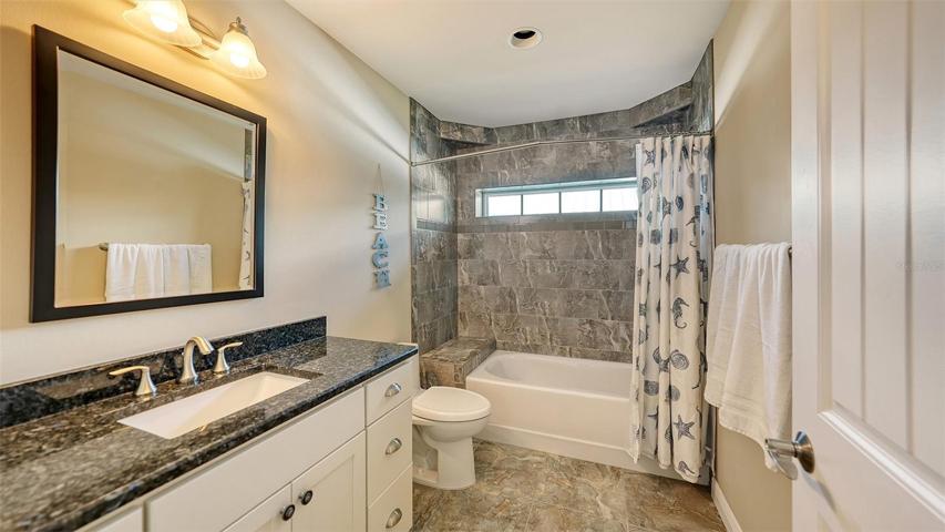 Upper guest bathroom