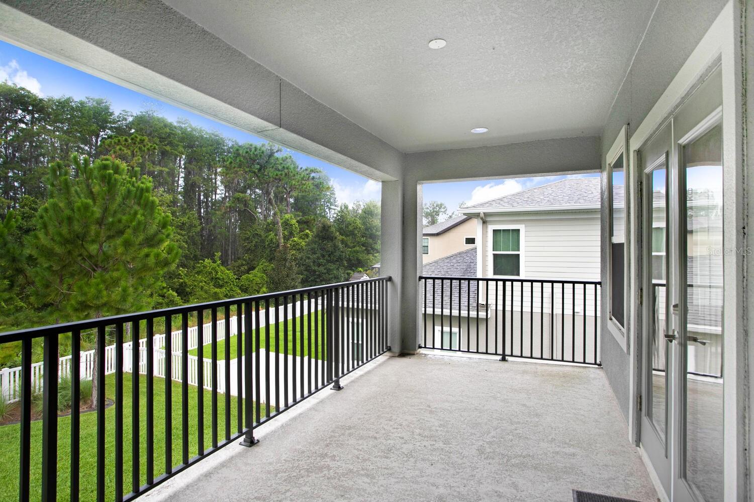 Balcony with French Doors off the Loft