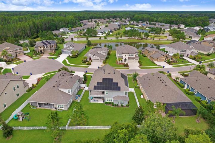 Spacious Backyard, fully fenced, on a 0.29 acre lot facing conservation