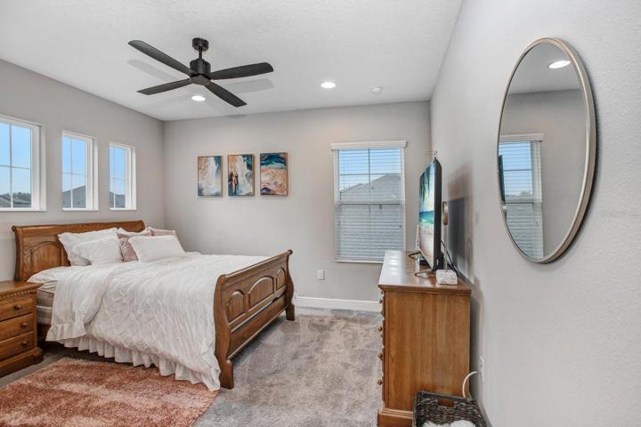 Upstairs Bedroom with Solid Oak Furniture