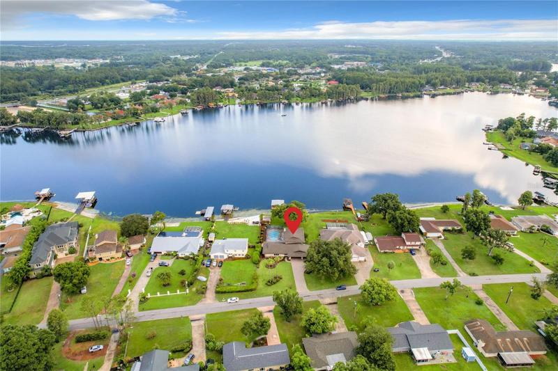 View of Lake Padgett Ski Lake.