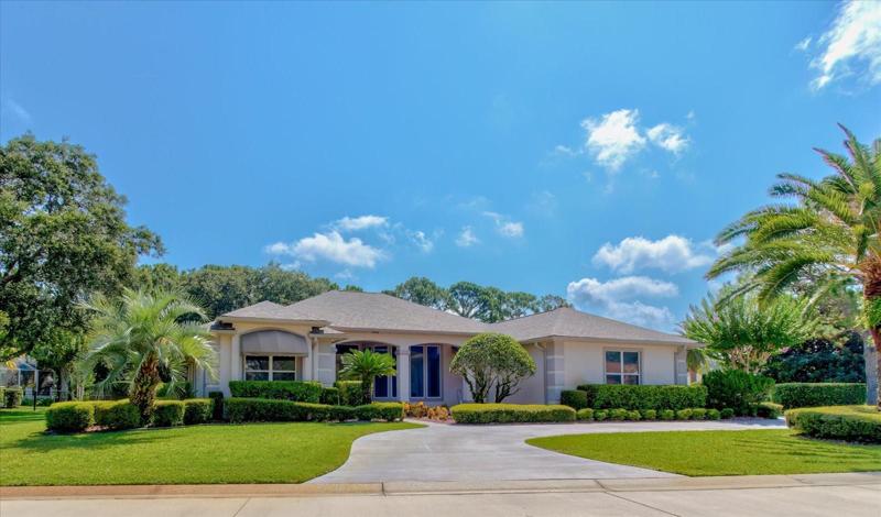 Estate Home with Salt Water Pool and circular driveway