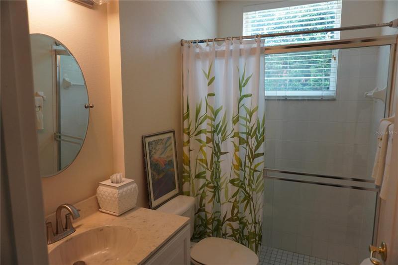 Bathroom 3 is perfect for dinner guests.