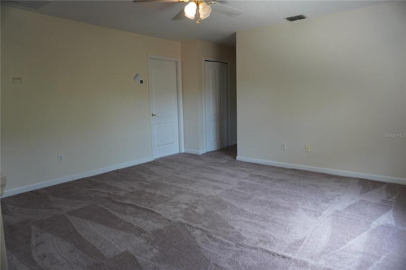 Loft is spacious and has plenty of room to be a living area to the upstairs bedrooms.