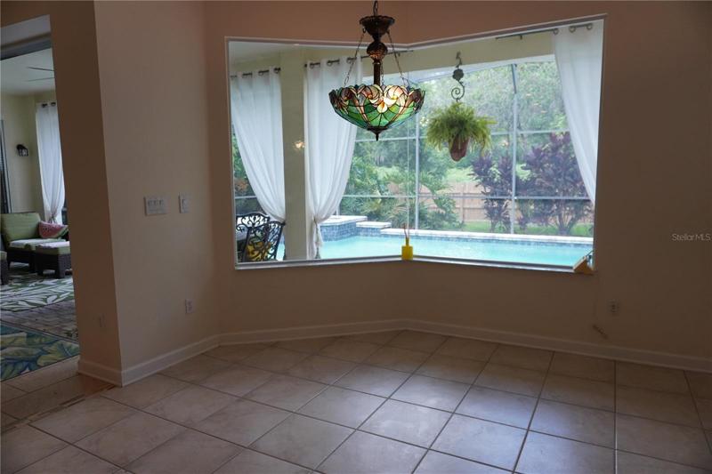The cafe offers plenty of space for everyone to gather for family style meals.