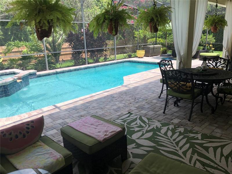 Patio to pool