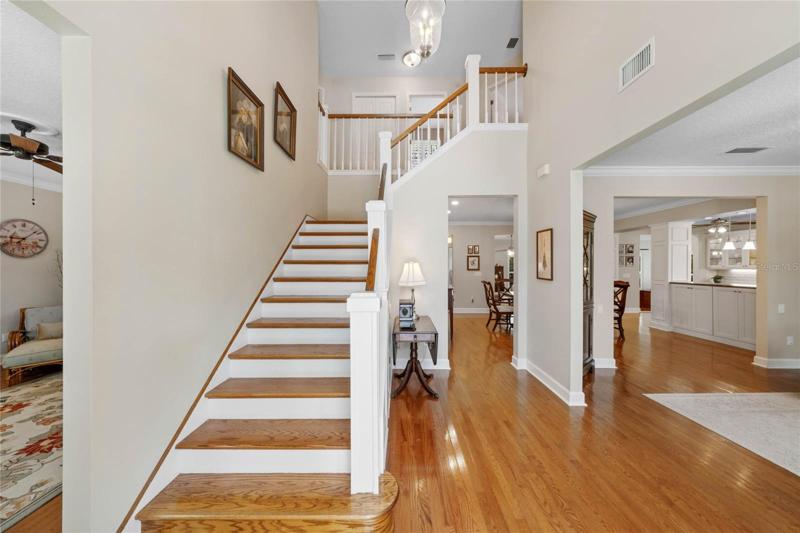 Stunning Staircase and Foyer