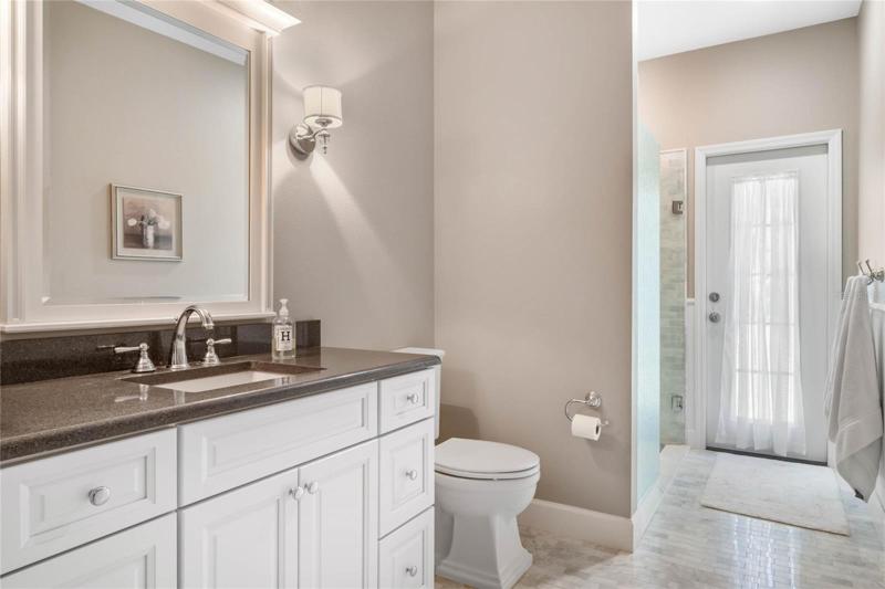 Guest bathroom 1st floor next to great room