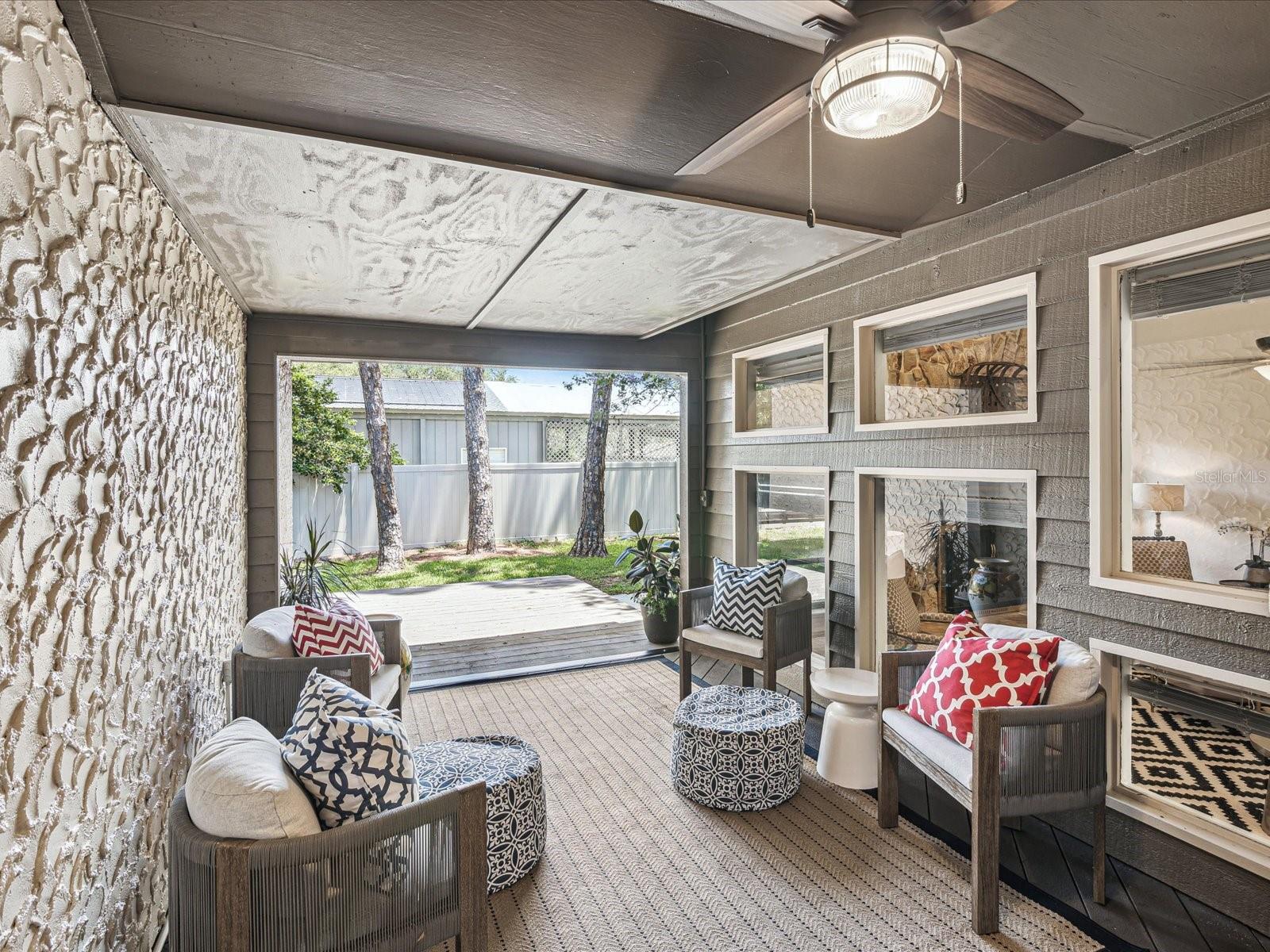covered deck