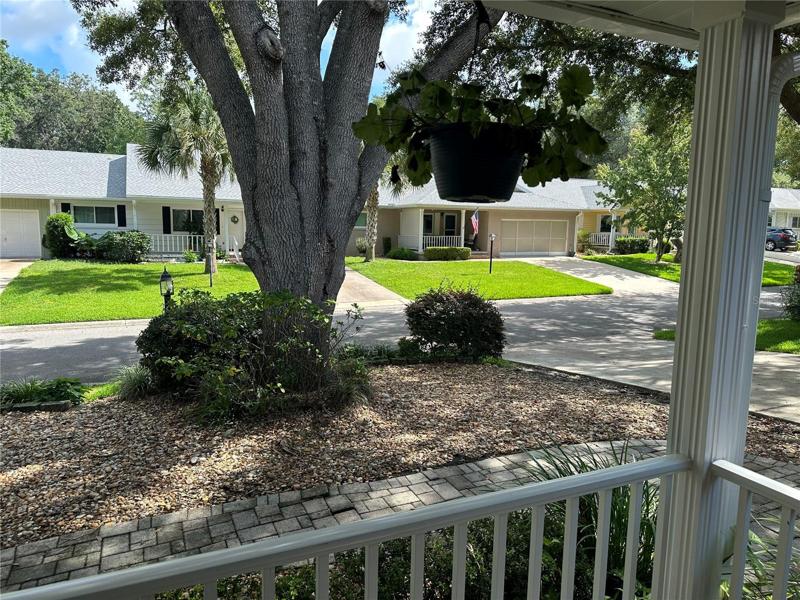 View from the front porch