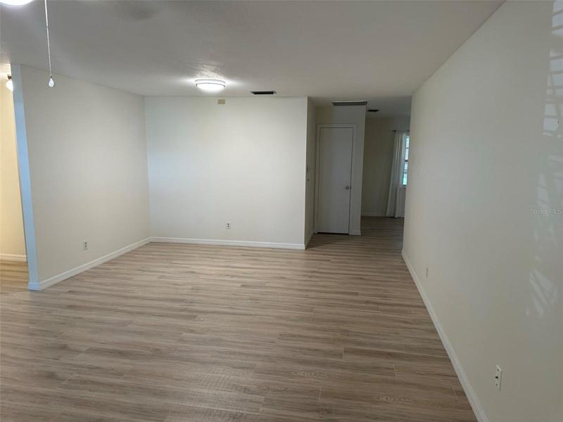 Looking in from the front door