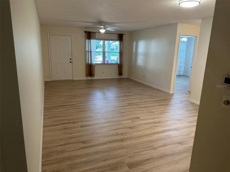 Looking towards the front door