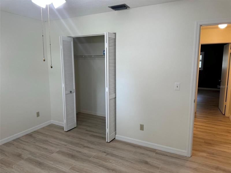 Guest room closet