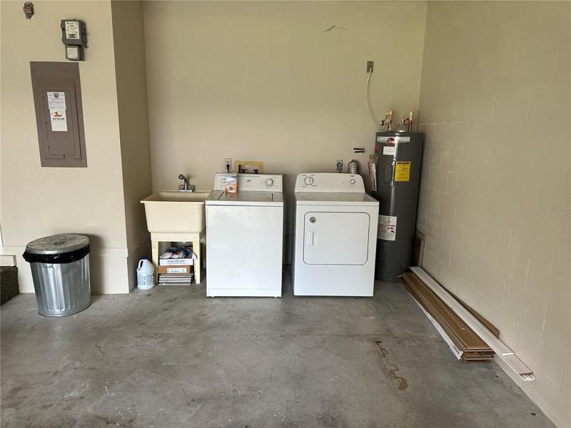 Laundry area.