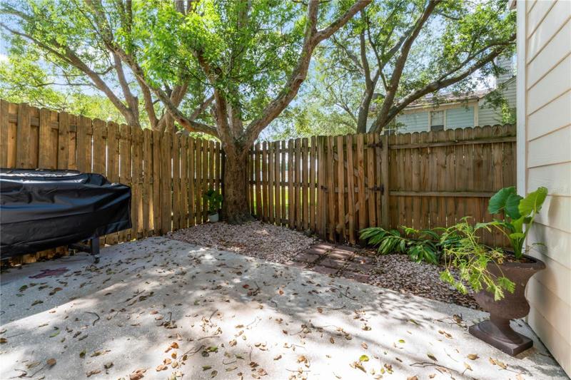 fenced in outdoor area