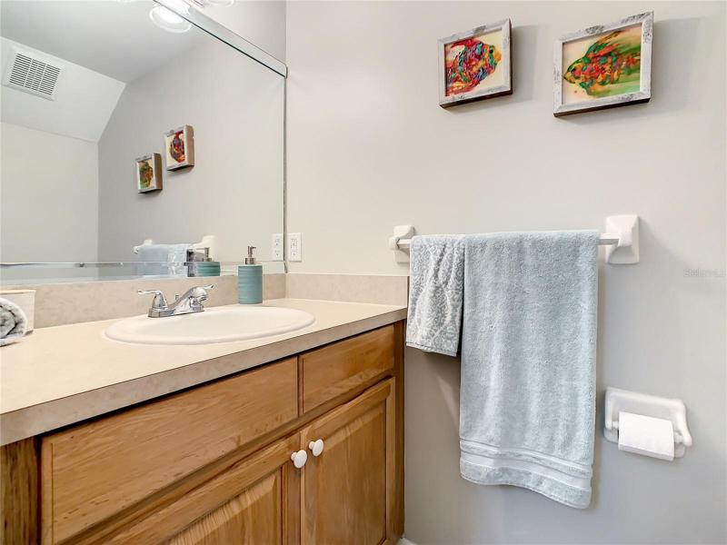 half bath on first floor