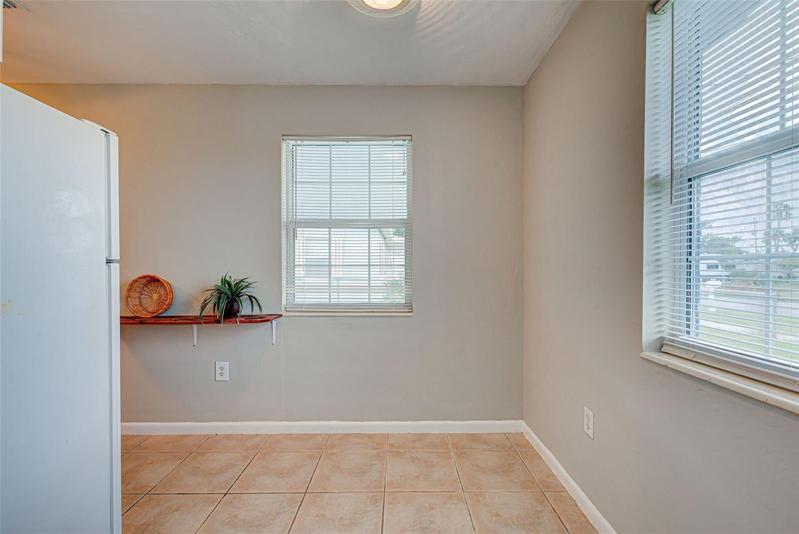Dinette area off kitchen