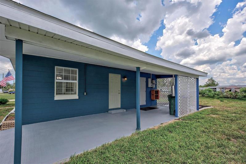 Carport-Kitchen door &Laundry room door