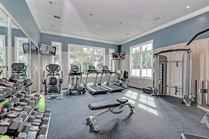 Fitness Center inside the River Lodge (private clubhouse - residents only)