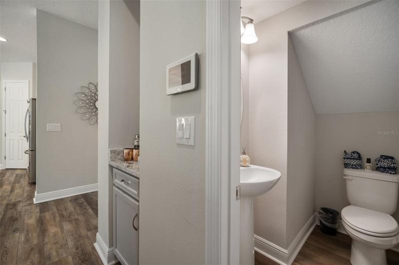 Guest half bathroom