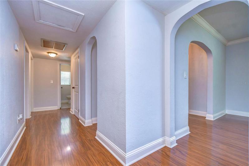 Extra closet in hallway to bdrms