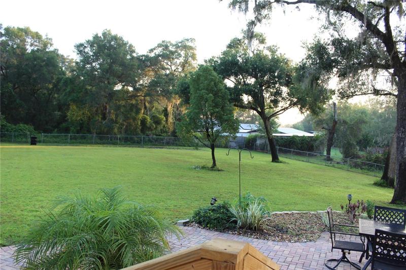 View from rear deck