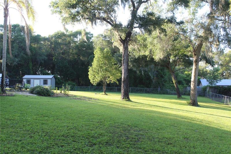 View across rear of property