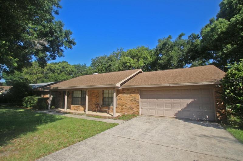 Front with garage