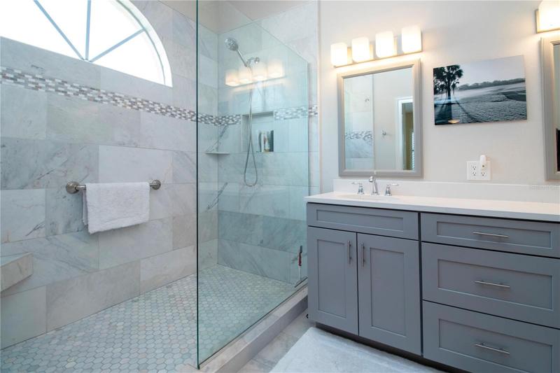 Remodeled shower