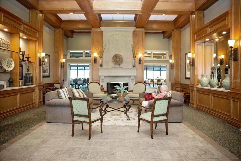 Lobby, being painted and furniture replaced