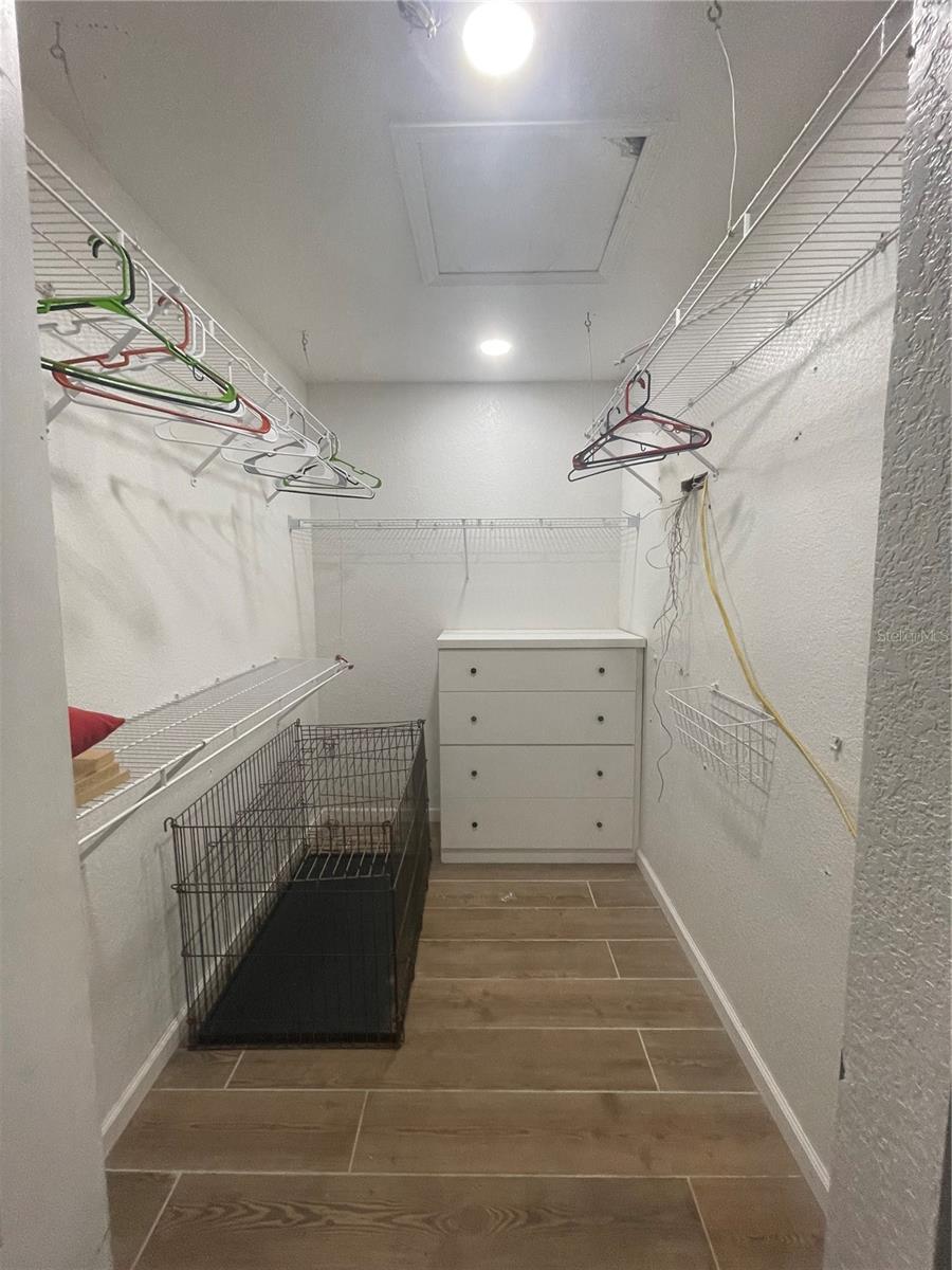 Master Walk-in closet