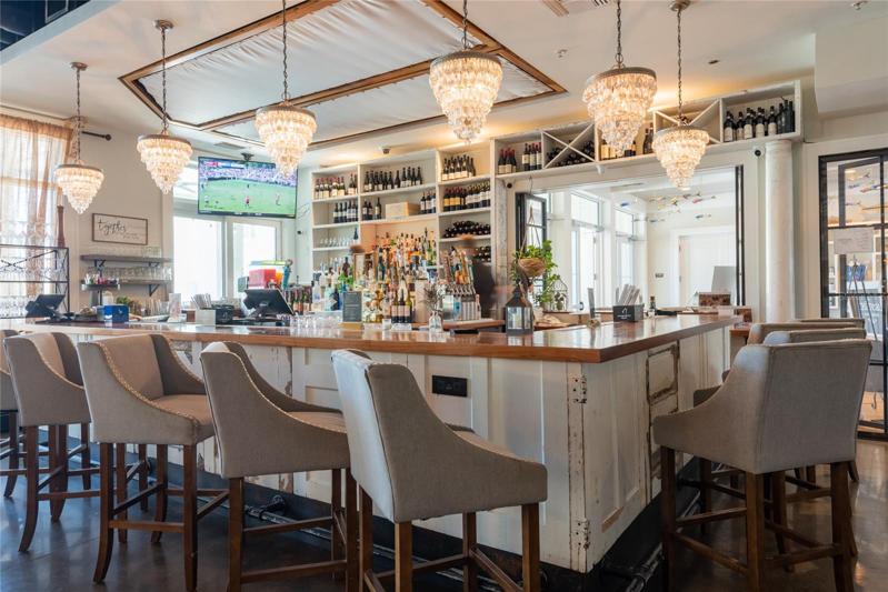 Bar at The Chateau restaurant in the main building
