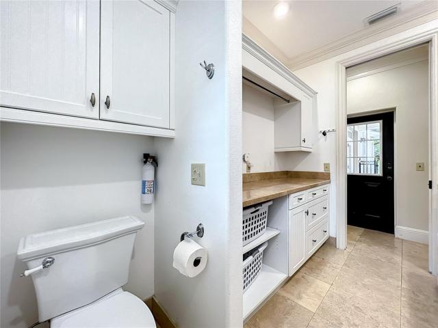 Inside Master Closet with 2 lockable "safes"