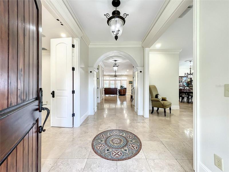 View of Foyer from front door