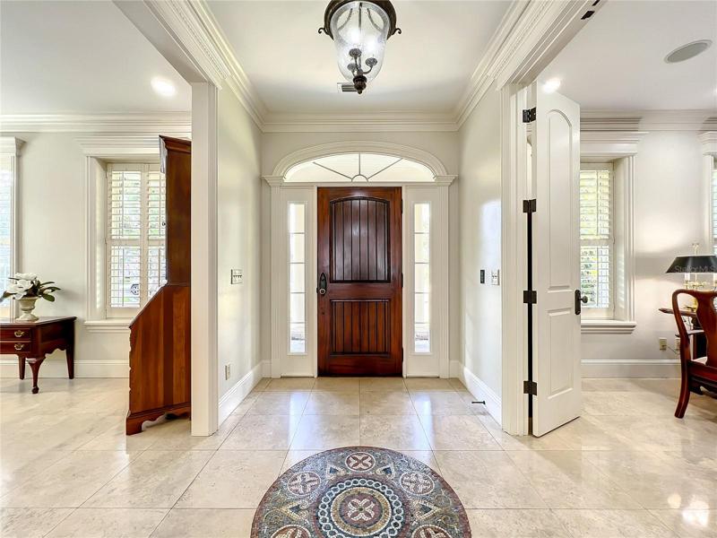 Front Door - Living room to left and Study to right