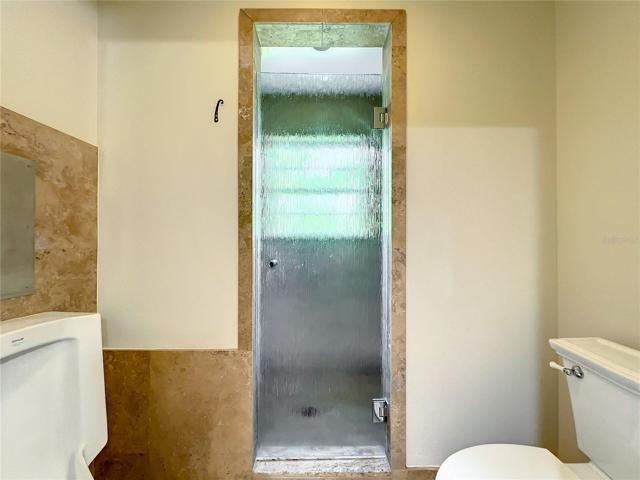 View of bathroom looking at bonus room