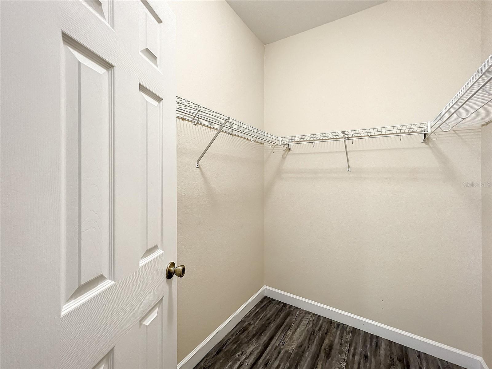 Bedroom #3 walk-in closet!