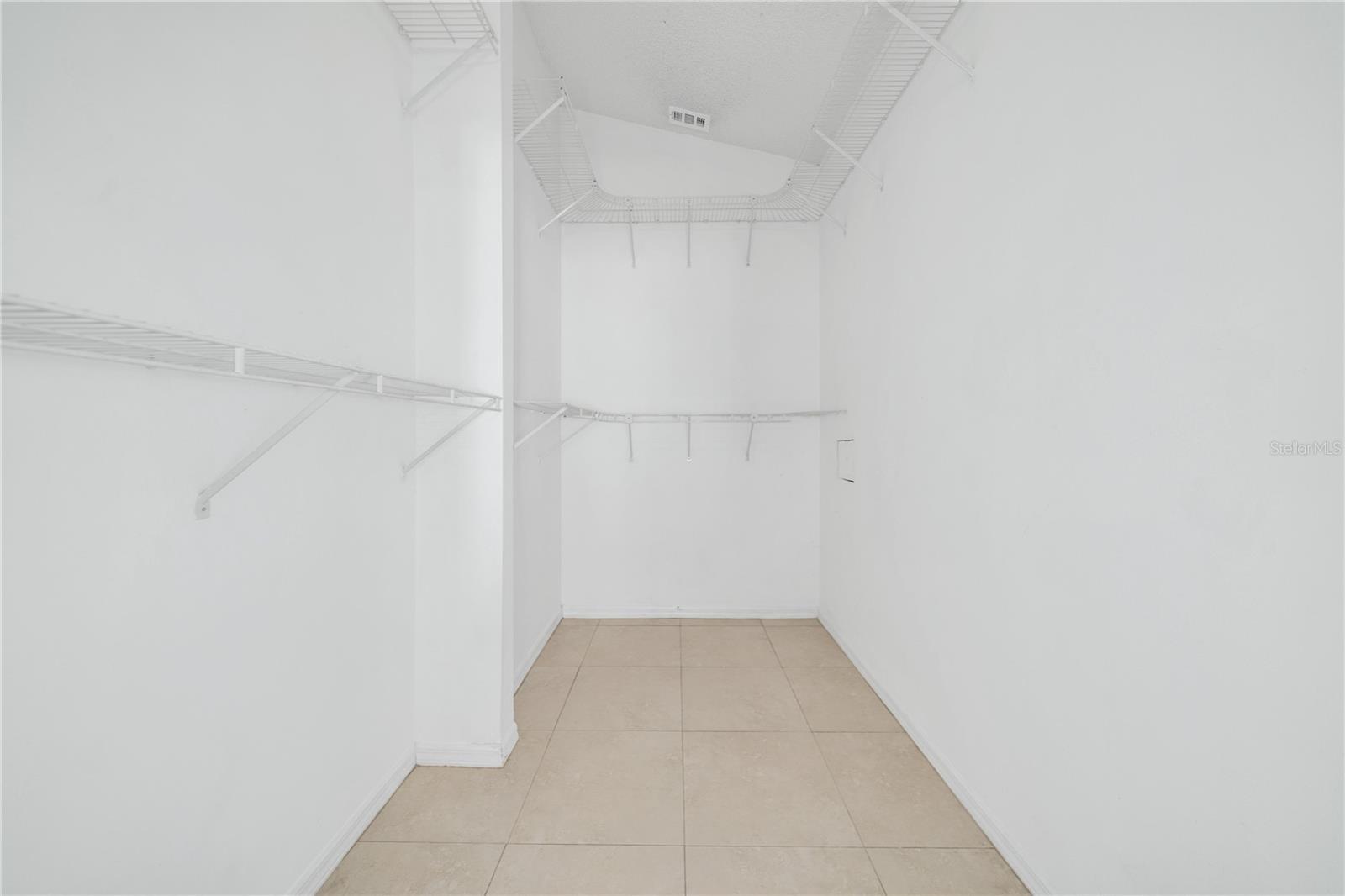 HUGE primary closet (9'x6')