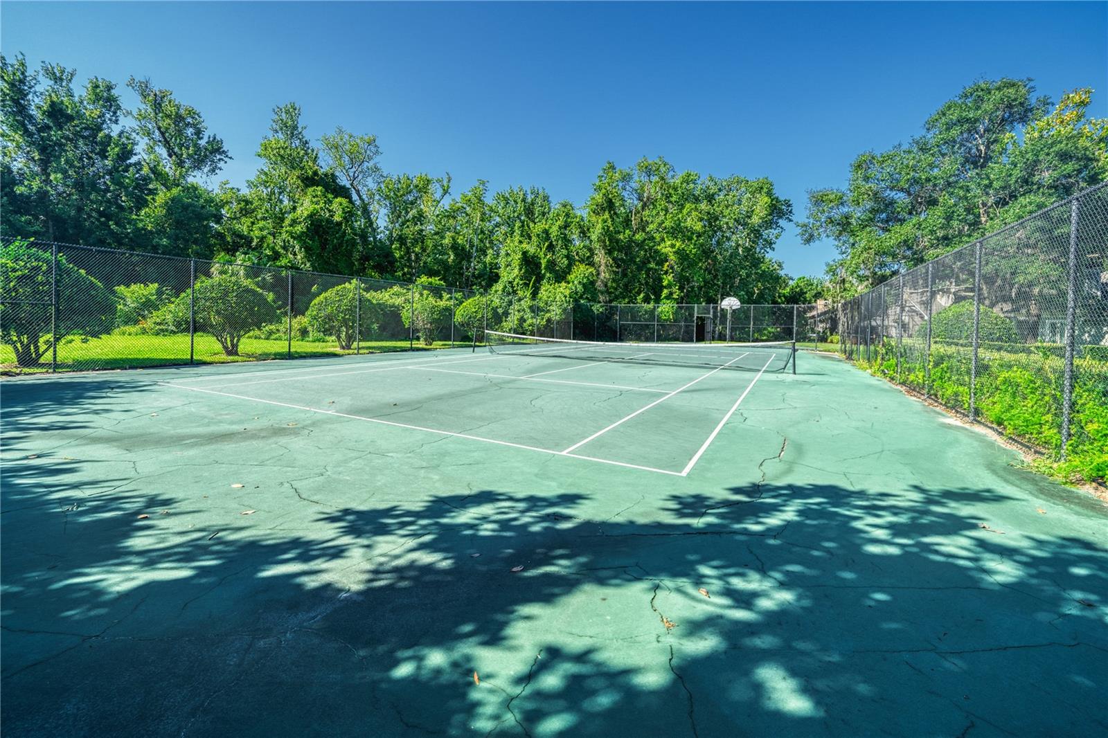 Community tennis courts