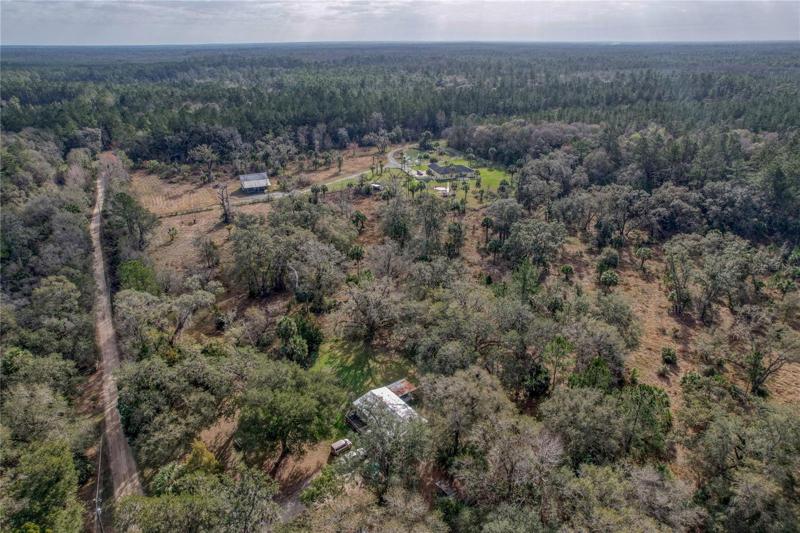View of 12.25 acres, mostly pasture w/oak trees.