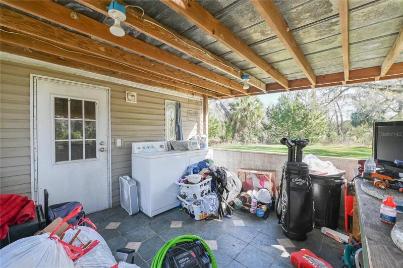 Back screened in porch