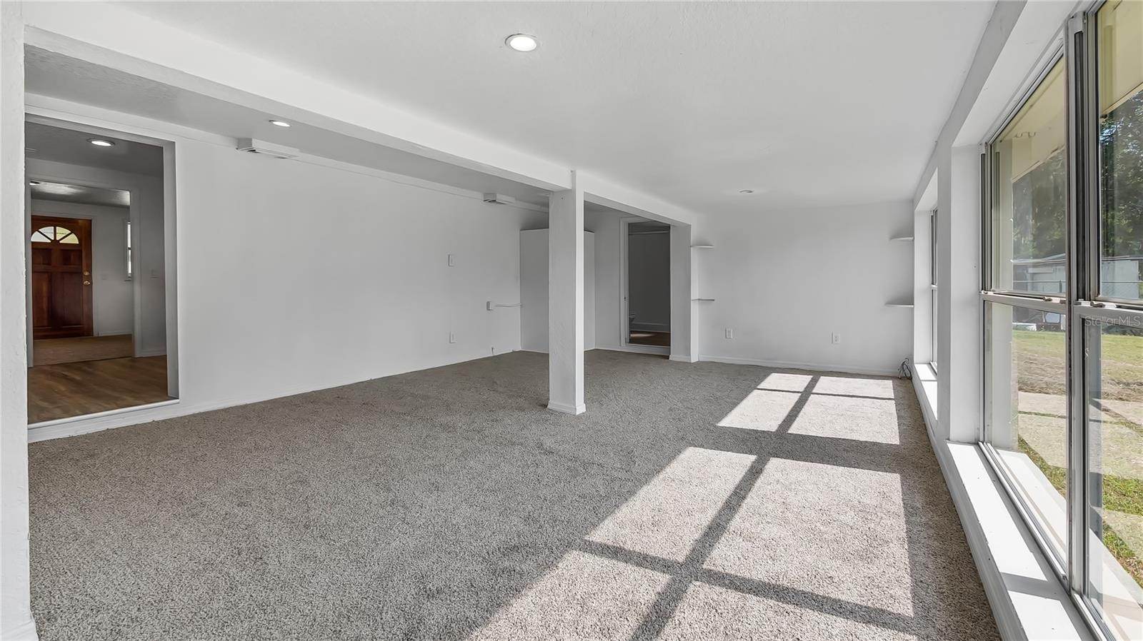 Room off the back of house considered a bedroom with a large walk in closet. Amazing views of the canal.