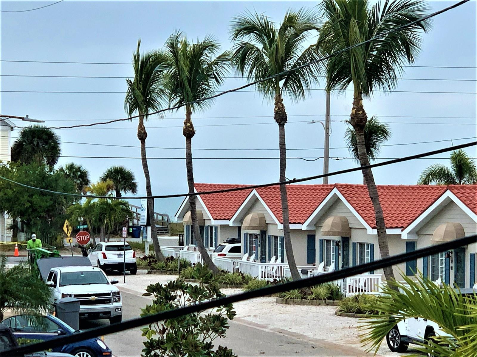 Peak-a-boo view of Beach