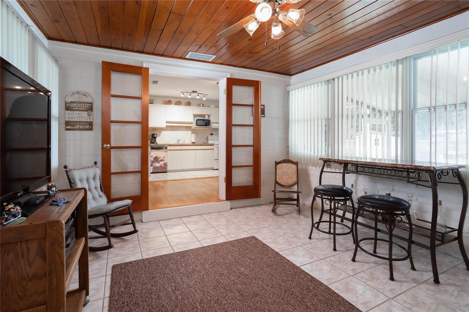 Bonus rm/office den or extra bedroom w/French doors