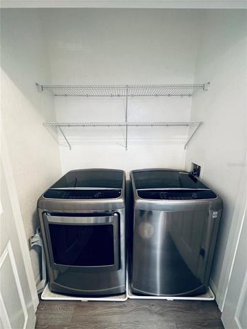 Laundry closet