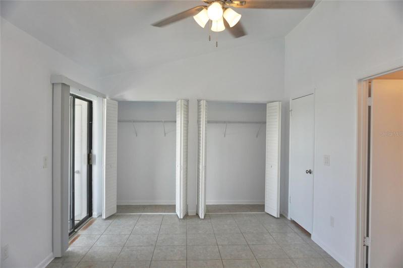 Master suite overviewing Lake with Balcony