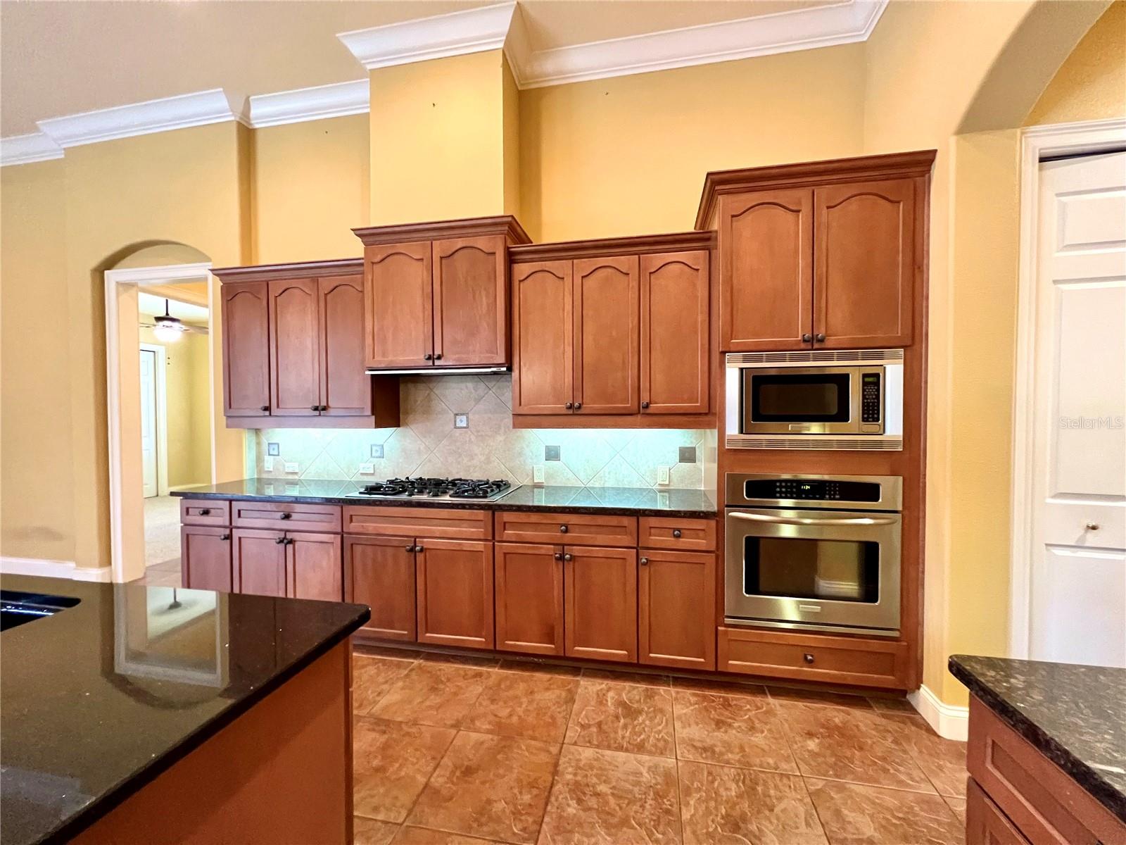 gas cooktop &amp; convection oven &amp; microwave