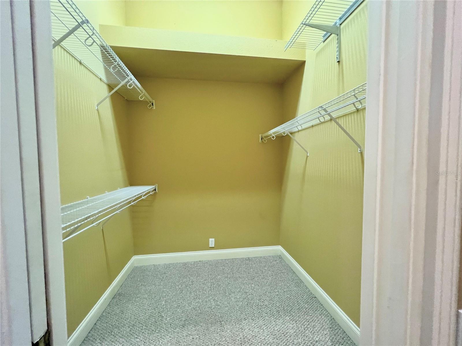 Master suite has 2 walk-in closets