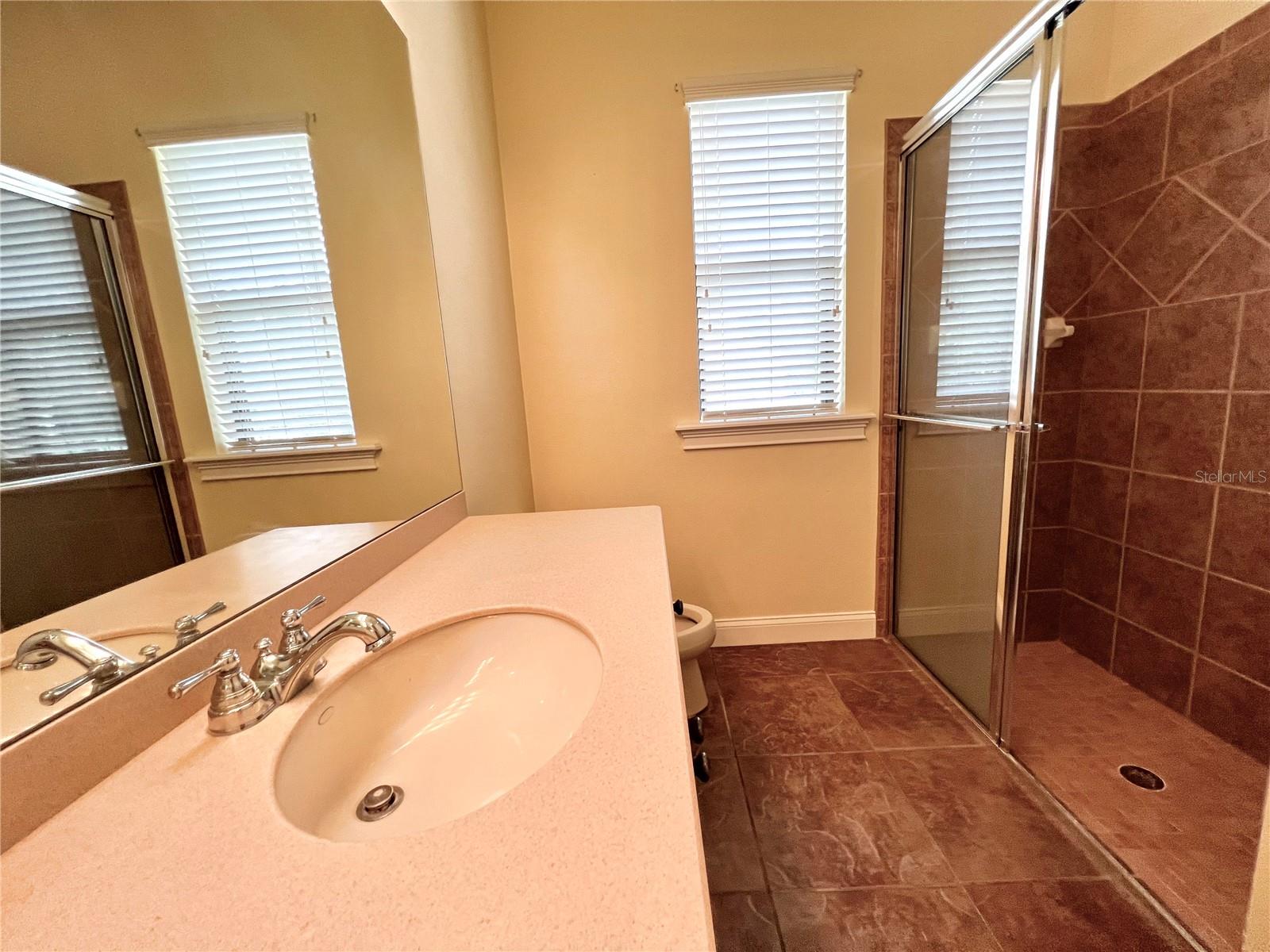 Hall bathroom located between 2nd &amp; 3rd BR's