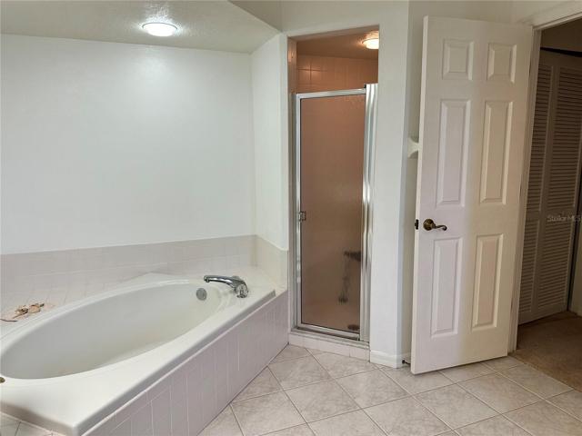 Tub and shower separate